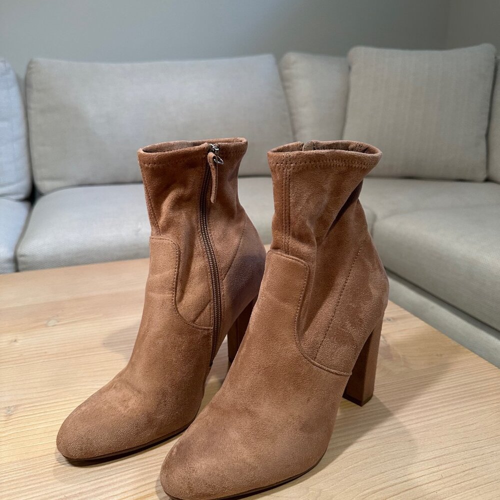 Steve Madden Edit Booties - Camel (Women’s Size 8M)